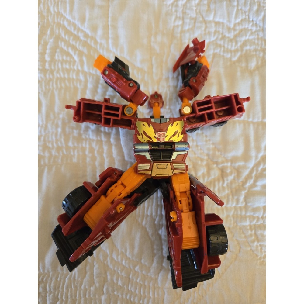 Transformers Rodimus Fire Design Red Action Figure Vehicle Unicorn Loose - Picture 7 of 13